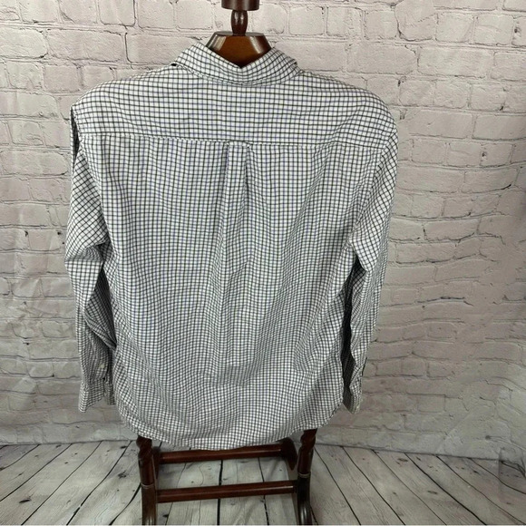 Henry Cotton's plaid Button Down shirt size EU 41 neck 16 large - Picture 6 of 7
